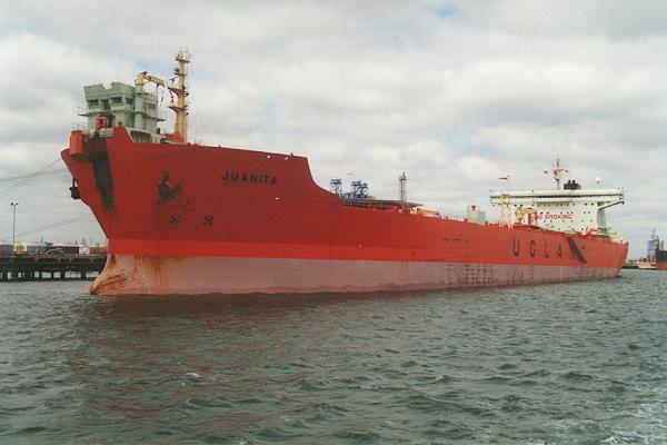 Photograph of the vessel  Juanita pictured at Fawley on 24th June 1995