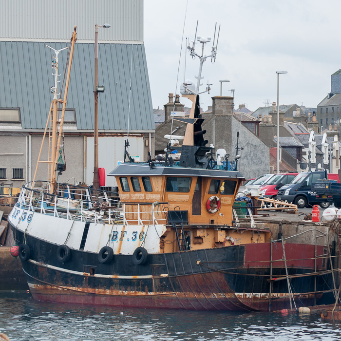 Photograph of the vessel fv Kairos pictured at Macduff on 5th May 2014