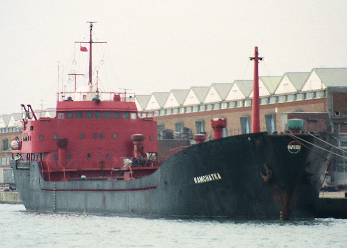 Photograph of the vessel  Kamchatka pictured in Southampton on 26th October 1988