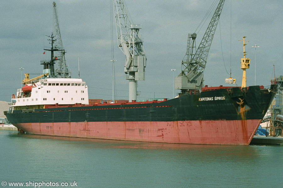 Photograph of the vessel  Kapitonas Simkus pictured in Southampton on 27th September 2003
