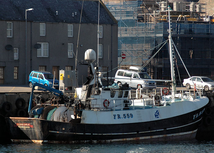 Photograph of the vessel fv Karen Ann II pictured at Peterhead on 28th April 2011