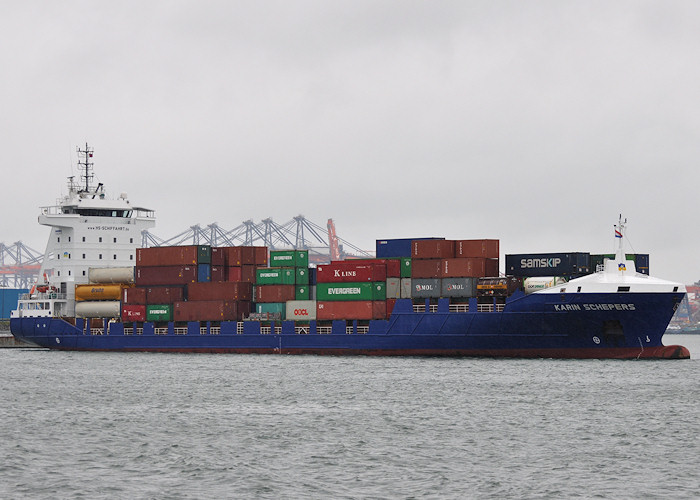 Photograph of the vessel  Karin Schepers pictured in Europahaven, Europoort on 24th June 2012