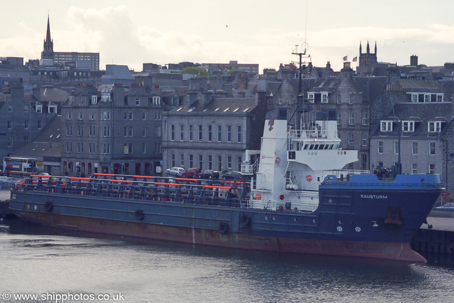 Photograph of the vessel  Kaubturm pictured at Aberdeen on 8th May 2003