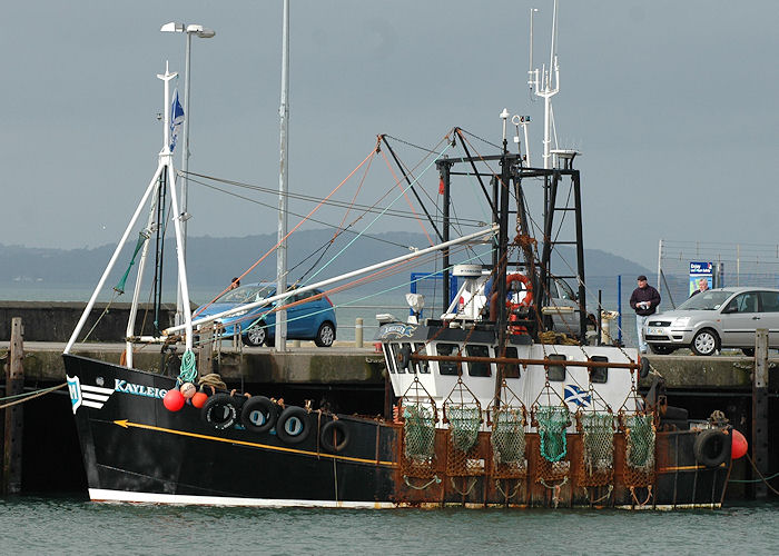 Photograph of the vessel fv Kayleigh M pictured at Stranraer on 12th March 2011
