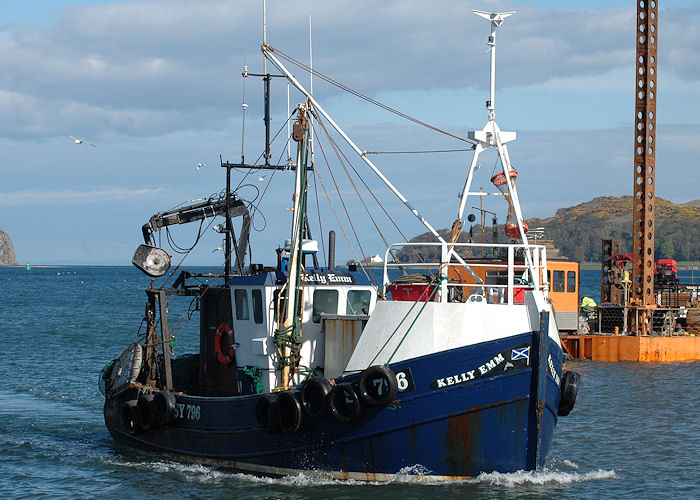 Photograph of the vessel fv Kelly Emm pictured arriving at Campbeltown on 3rd May 2010
