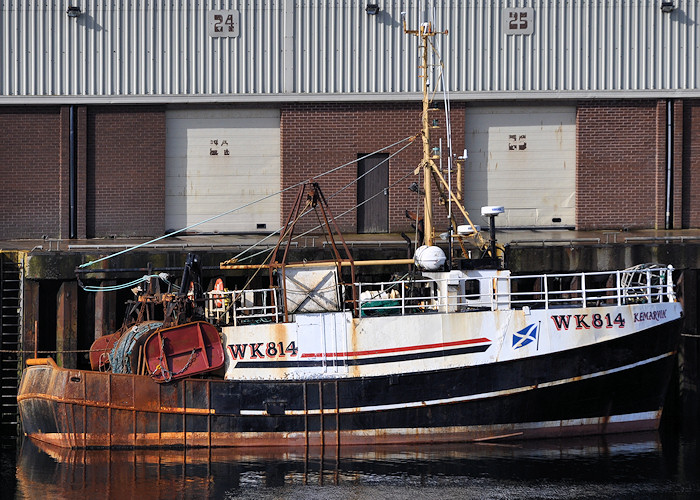 Photograph of the vessel fv Kemarvin pictured at Kinlochbervie on 13th April 2012