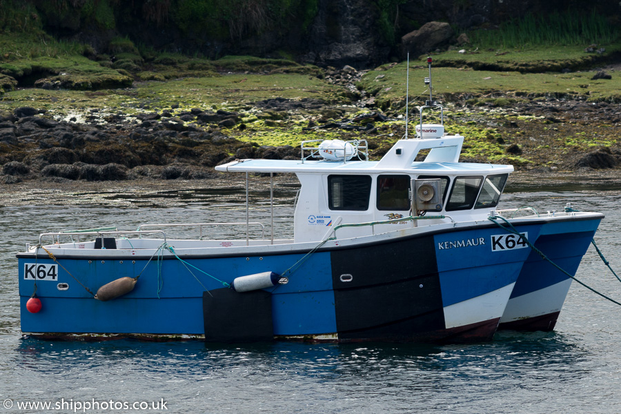 Photograph of the vessel fv Kenmaur pictured at Dunvegan on 18th May 2016