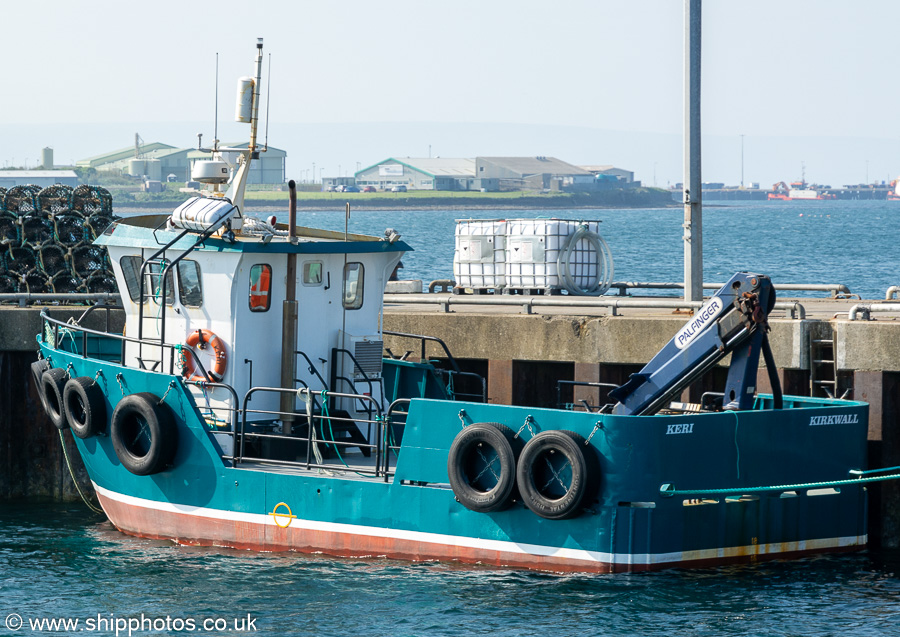 Photograph of the vessel  Keri pictured at Kirkwall on 14th May 2024