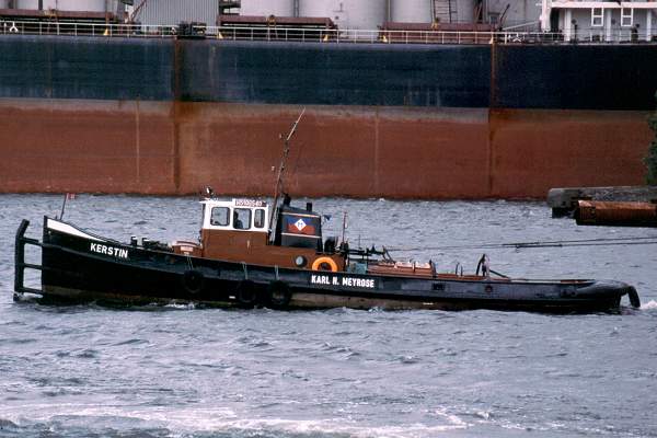 Photograph of the vessel  Kerstin pictured in Hamburg on 29th May 2001