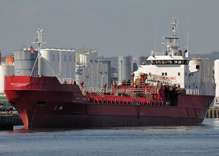 Photograph of the vessel  Key Star pictured at Aberdeen on 7th May 2013