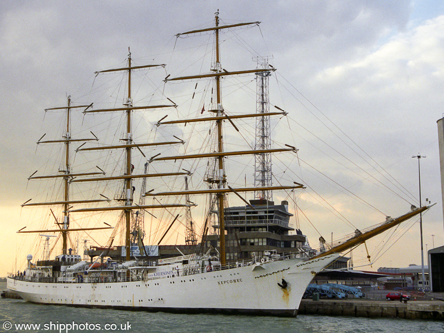 Photograph of the vessel  Khersones pictured at Southampton on 22nd September 2001