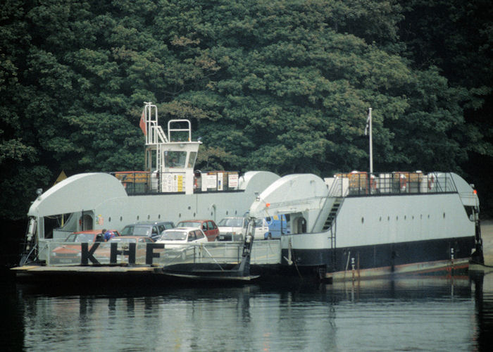 Photograph of the vessel  King Harry Ferry pictured on the River Fal on 27th September 1997