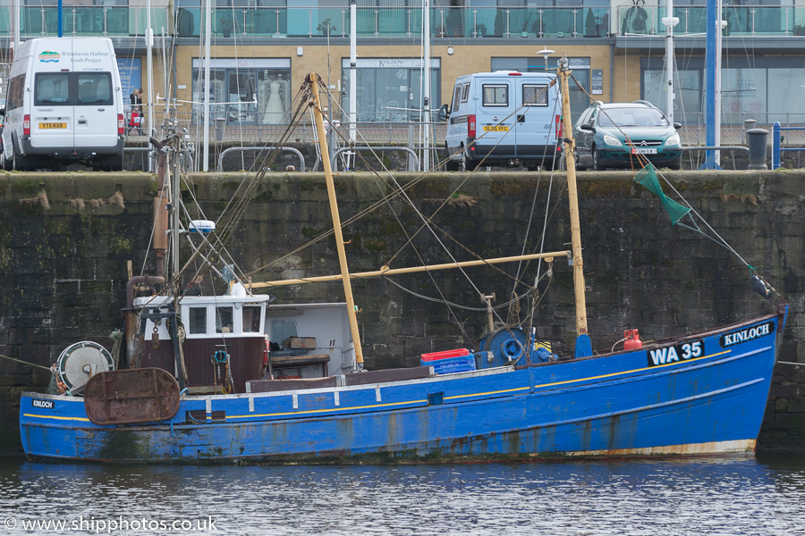 Photograph of the vessel fv Kinloch pictured at Whitehaven on 8th March 2015