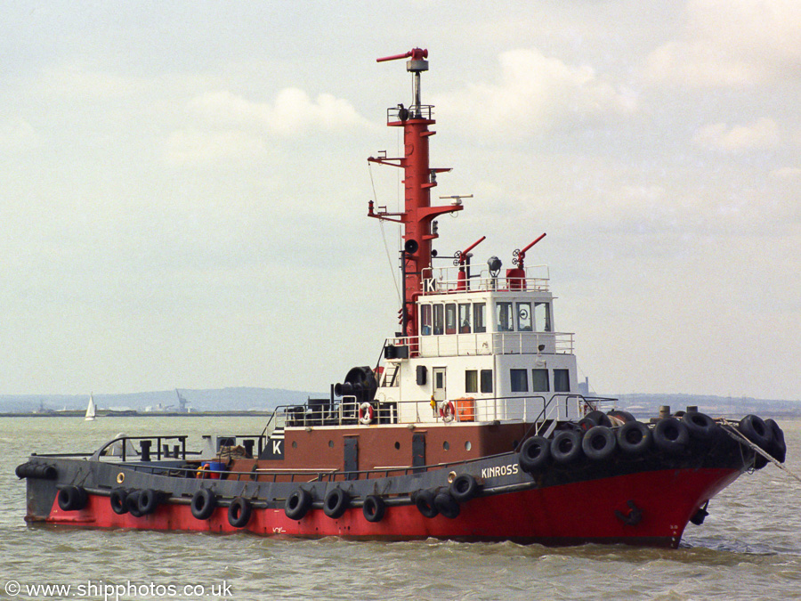 Photograph of the vessel  Kinross pictured on the River Medway on 16th August 2003
