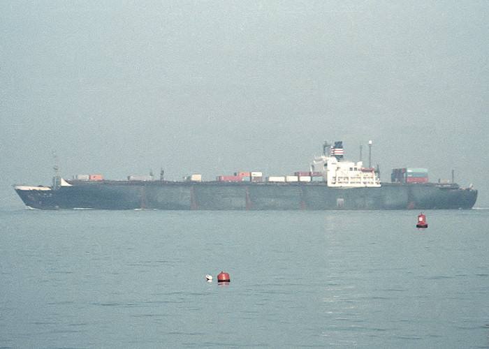 Photograph of the vessel  Kitano Maru pictured in the Solent on 22nd February 1988
