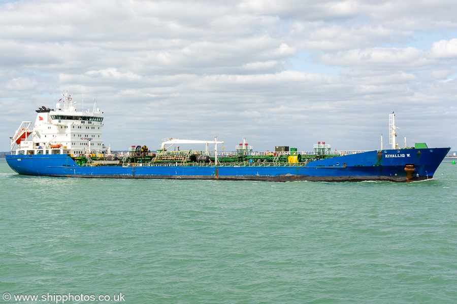 Photograph of the vessel  Kivalliq W pictured in the Solent on 20th April 2024