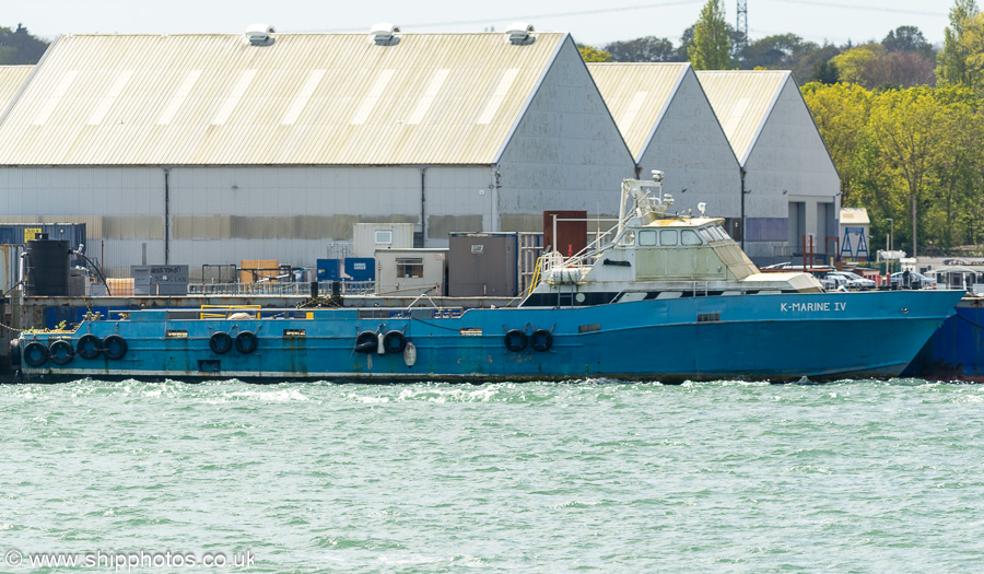 Photograph of the vessel  K-Marine IV pictured at Hythe on 20th April 2024