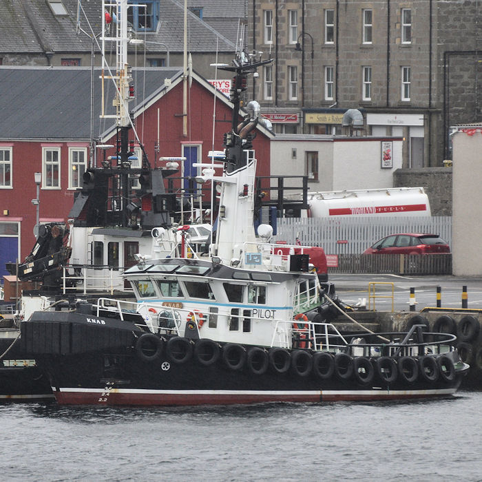 Photograph of the vessel  Knab pictured at Lerwick on 12th May 2013