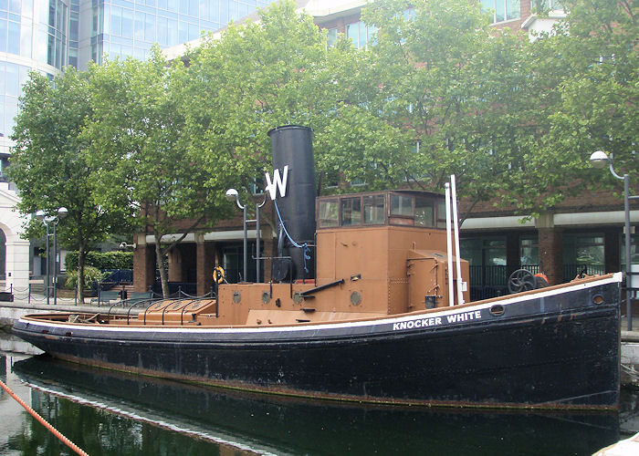 Photograph of the vessel  Knocker White pictured in West India Dock, London on 14th June 2009