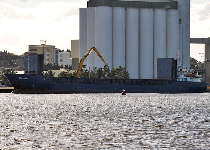 Photograph of the vessel  Komarno pictured at Leith on 17th September 2013