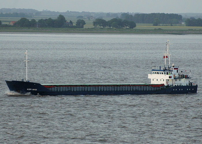 Photograph of the vessel  Koriangi pictured on the River Humber on 18th June 2010
