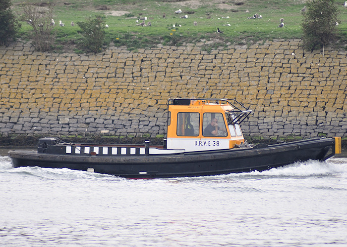 Photograph of the vessel  KRVE 38 pictured in the Calandkanaal, Europoort on 26th June 2011