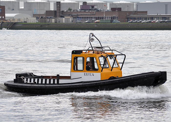 Photograph of the vessel  KRVE 4 pictured passing Vlaardingen on 28th June 2011