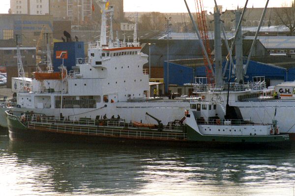 Photograph of the vessel  K/Toulson pictured in Portsmouth on 4th March 1994