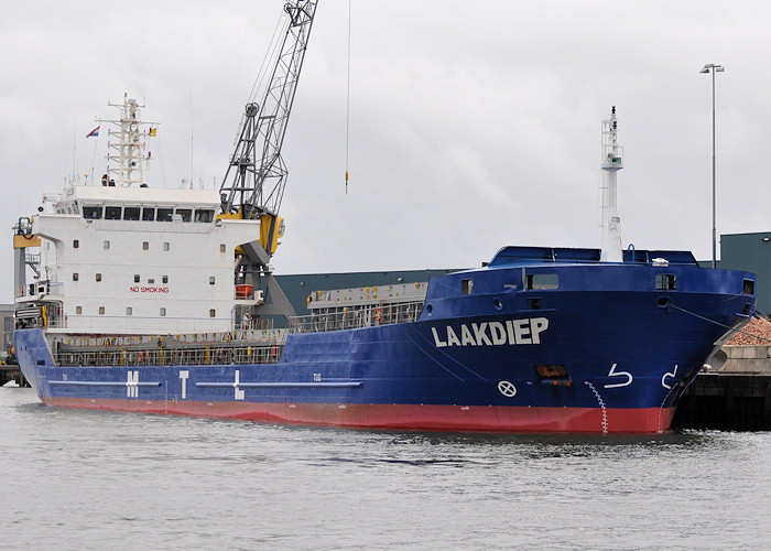 Photograph of the vessel  Laakdiep pictured in Merwehaven, Rotterdam on 24th June 2012