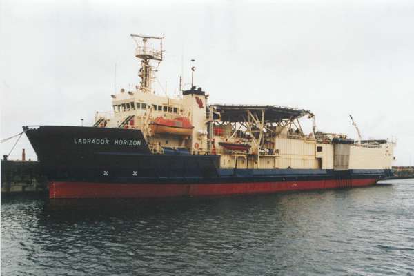 Photograph of the vessel rv Labrador Horizon pictured in Liverpool on 4th August 2000