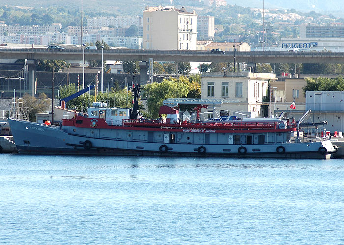 Photograph of the vessel  Lacydon pictured at Marseille on 10th August 2008