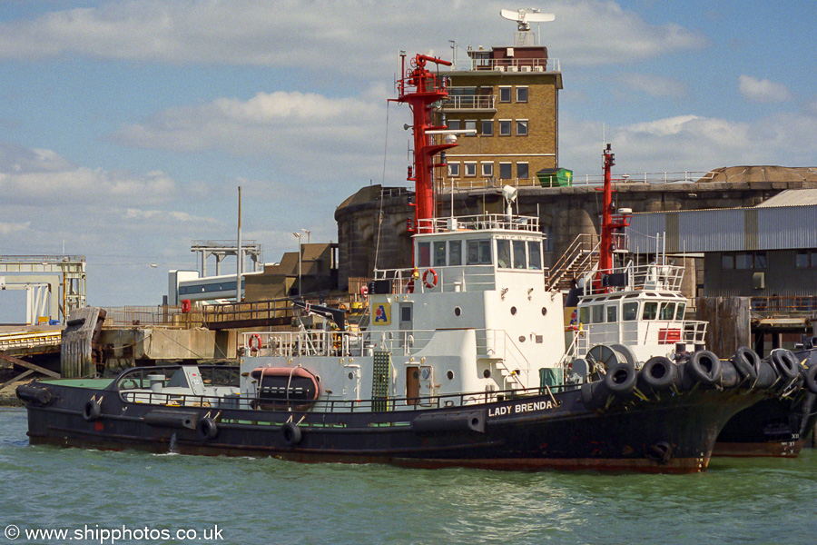 Photograph of the vessel  Lady Brenda pictured at Sheerness on 31st August 2002