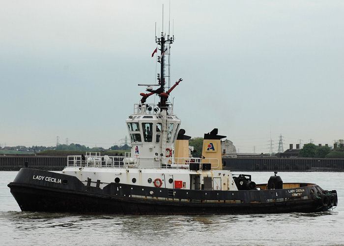 Photograph of the vessel  Lady Cecilia pictured at Gravesend on 6th May 2006