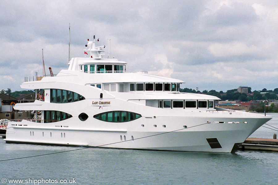 Photograph of the vessel  Lady Christine pictured at Northam, Southampton on 22nd July 2001