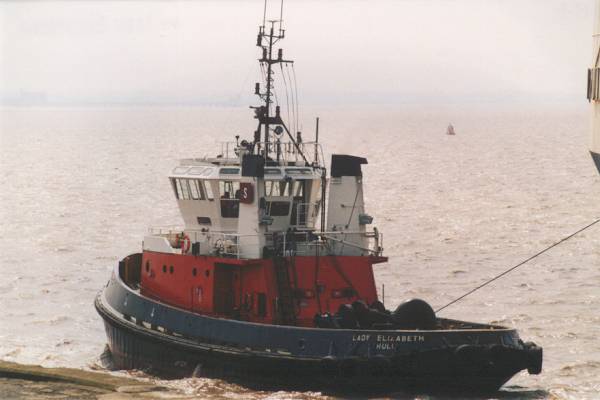 Photograph of the vessel  Lady Elizabeth pictured at Hull on 17th June 2000