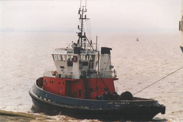 Photograph of the vessel  Lady Elizabeth pictured at Hull on 17th June 2000