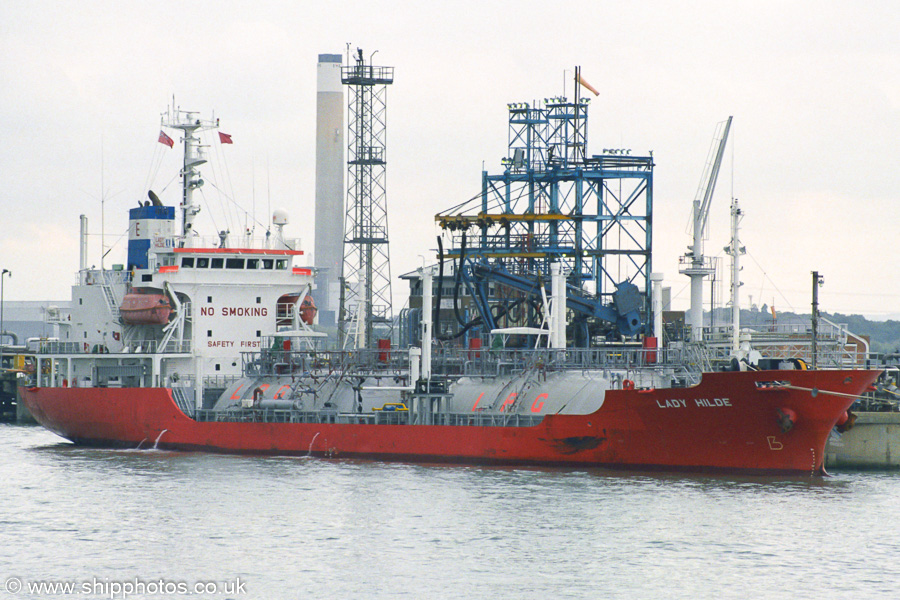 Photograph of the vessel  Lady Hilde pictured at Fawley on 27th September 2003