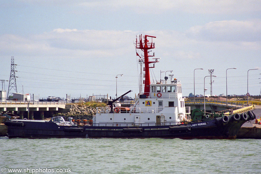 Photograph of the vessel  Lady Morag pictured at Sheerness on 31st August 2002