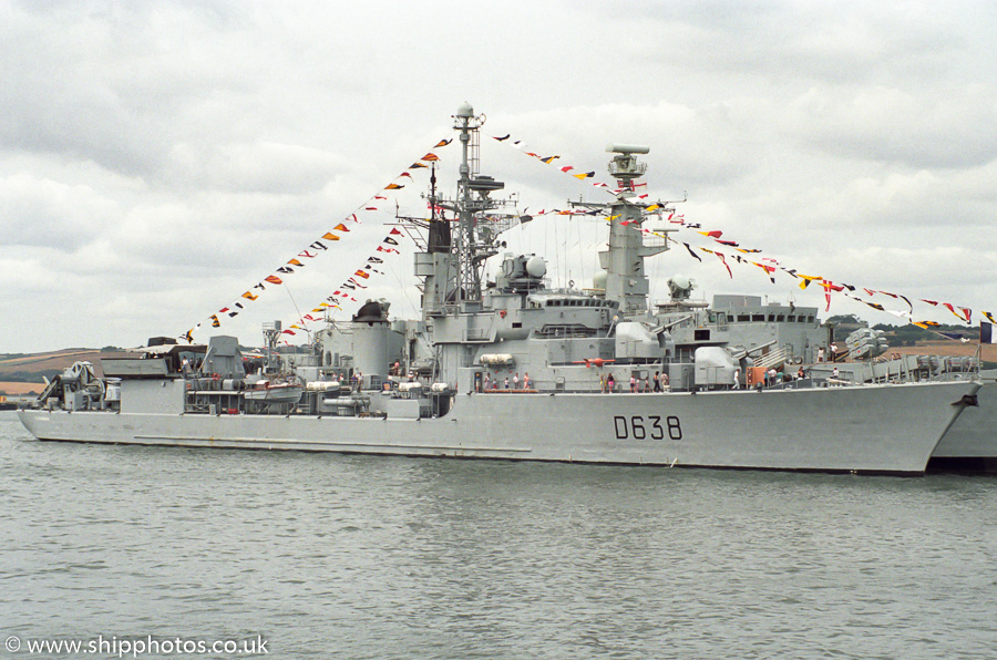 La Galissonnière  pictured in Devonport Naval Base on 28th July 1989