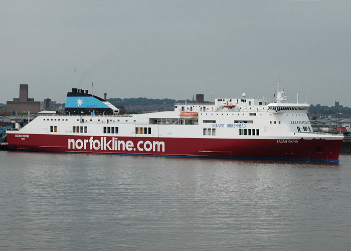 Photograph of the vessel  Lagan Viking pictured at Birkenhead on 15th June 2006