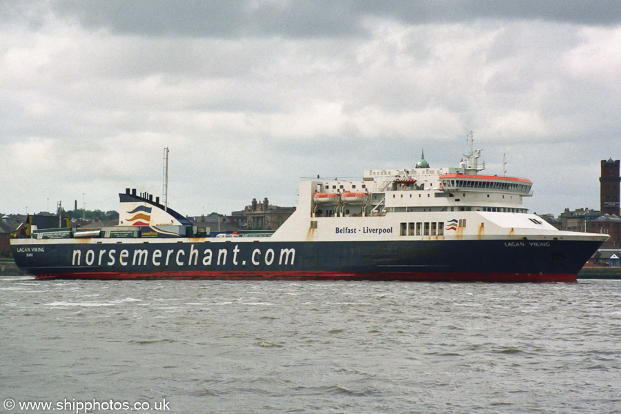 Photograph of the vessel  Lagan Viking pictured at Birkenhead on 19th June 2004