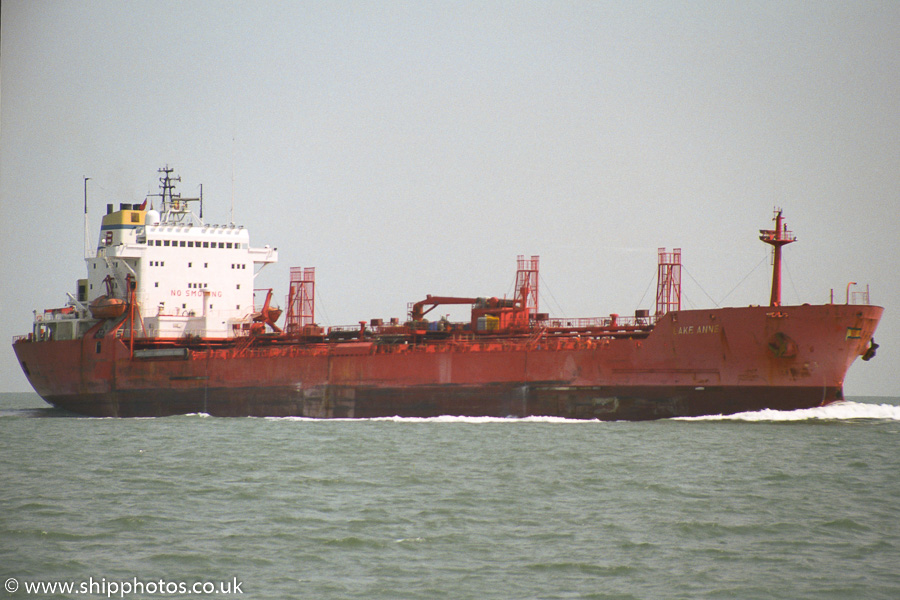 Photograph of the vessel  Lake Anne pictured in the Thames Estuary on 17th June 1989