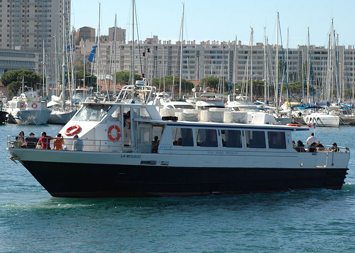 Photograph of the vessel  La Mousco pictured at Toulon on 9th August 2008