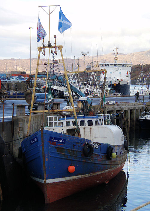 Photograph of the vessel fv Laura Ann pictured at Mallaig on 9th April 2012