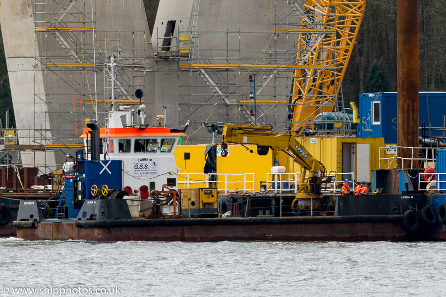 Photograph of the vessel  Laura M pictured at South Queensferry on 16th April 2016