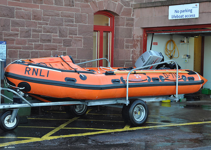 Photograph of the vessel RNLB Leicester Tiger pictured at Dunbar on 6th November 2011