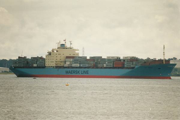  Leise Mærsk pictured arriving at Southampton on 31st July 1996