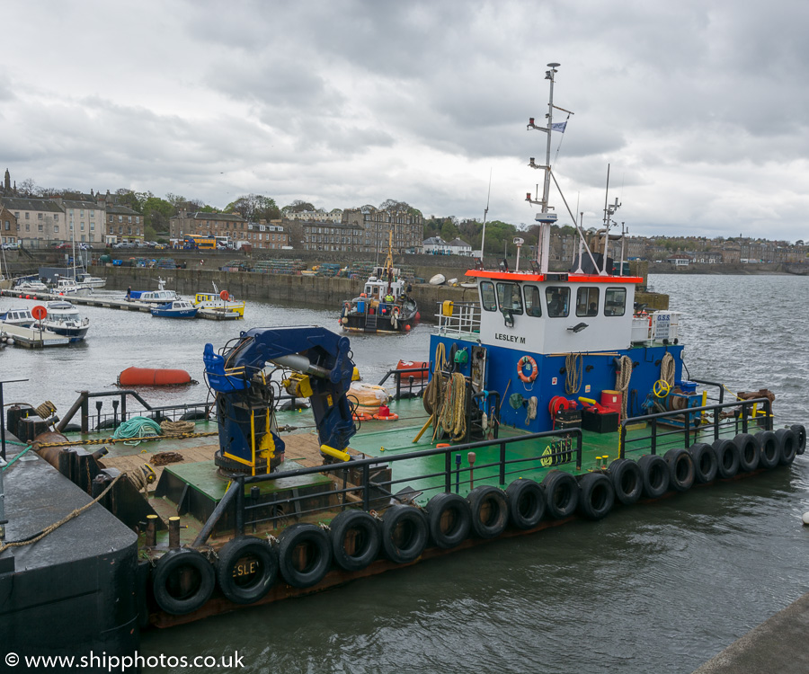 Photograph of the vessel  Lesley M pictured at Newhaven, Leith on 14th April 2017