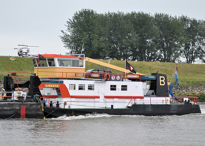 Photograph of the vessel  Liberte pictured on the Hartelkanaal, Rotterdam on 26th June 2011