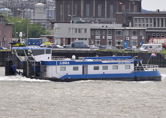 Photograph of the vessel  Libra pictured passing Vlaardingen on 22nd June 2012